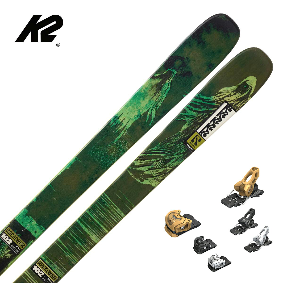 K2 ケーツー スキー板■RECKONER 102 レコナー 102■163cm R：( - m)サイドカット：( 134/102/127 mm)■170cm R：( - m)サイドカット：( 134/102/127 mm)■177cm R：( 17.7 m)サイドカット：( 134/102/127 mm)■184cm R：( - m)サイドカット：( 134/102/127 mm)■191cm R：( - m)サイドカット：( 134/102/127 mm)FEATURESSpectral Braid, Carbon Boost, Triaxial Braided Core, Twin Tech Sidewalls.Bio ResinROCKERAll Terrain Twin RockerCOREAspen Microblockメーカー品番 KS250953山全体をあなたの遊び場に。上位モデルと同じテクノロジーを搭載したReckoner 102は、キャットトラックでコークドスリーを決めたり、バターを当てたり、ゲレンデ中を自由に遊び回るために作られた遊び心あふれるモデルです。多用途性と楽しさをしっかりと発揮します。※メーカー企画書の情報で商品登録を行っております。予告なしに商品名と仕様変更される場合がございます。