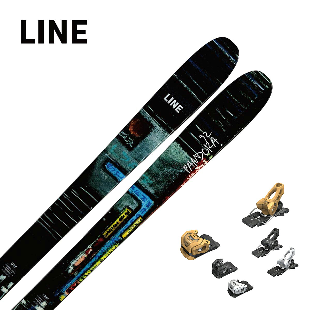LINE ライン スキー板■PANDORA 92パンドラ 92■147cm R：( - m)サイドカット：(125/92/115 mm)■154cm R：( - m)サイドカット：(125/92/115 mm)■161cm R：( - m)サイドカット：(125/92/115 mm)■168cm R：( - m)サイドカット：(125/92/115 mm)■175cm R：(16.0 m)サイドカット：(125/92/115 mm)■182cm R：( - m)サイドカット：(125/92/115 mm)CONSTRUCTIONAspen VeneerWEIGHT1630g @ 175SUPER POWERSBio-ResinPandora 92 は、軽快さと扱いやすさを重視したオールマウンテンスキーです。軽量設計により長時間滑っても疲れにくく、ターンの切り返しも非常にスムーズ。朝一のきれいな圧雪バーンから、うっすら積もった新雪まで幅広く対応します。「重いスキーは疲れるけれど、しっかり滑走性能も欲しい」というスキーヤーにぴったりの一本です。※メーカー企画書の情報で商品登録を行っております。予告なしに商品名と仕様変更される場合がございます。