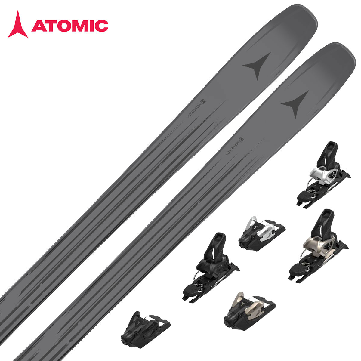 メーカー希望小売価格はメーカーカタログに基づいて掲載していますATOMIC アトミック スキー板■Maverick 88 CTI マーベリック 88 CTI■159cm R：( 15.0 m)サイドカット：( 119/87.0/104 mm)■165cm R：( 15.5 m)サイドカット：( 121/87.5/106 mm)■172cm R：( 16.0 m)サイドカット：( 123/88.0/108 mm)■179cm R：( 16.5 m)サイドカット：( 125/88.5/110 mm)■186cm R：( 17.0 m)サイドカット：( 127/89.0/112 mm)Rocker・All Mountain Rocker 15/75/10Features・HRZN 3D Maverick/Maven・Directional Shape・Power Woodcore・CTI Powered・Dura Cap Sidewall・Matte Topsheet・Side Edge Angle: 870°・Base Edge Angle: 1.0°・World Cup Base Finish・Dura Edge ※HRZN 3D：独自の立体的な面取りを施したチップで、表面積を増やすことで深雪コンディションでの浮力を向上させています。※MAVERICK / MAVEN：マーベリックとマーベンの頑丈なHRZN 3Dチップは、ウッドで補強され、ハードな使用に耐える安定性とスムーズさを備えています。Weight・1770g / 179cm原産国BULGARIACTI カーボンとチタンのバランスが滑らかさとパワーを生み出し必要に応じて強力な加速力を発揮します。 ※メーカー企画書の情報で商品登録を行っております。予告なしに商品名と仕様変更される場合がございます。