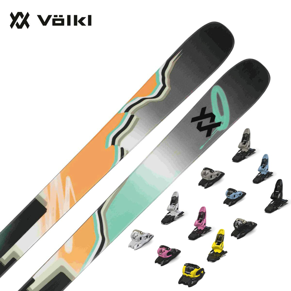 VOLKL フォルクル スキー板 メンズ レディース ＜2025＞ REVOLT 90 / [V2410155.000] + ＜27＞SQUIRE 11 ビンディング セット 取付無料