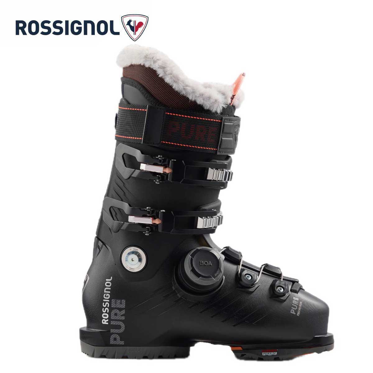 ROSSIGNOL ロシニョール スキーブーツ■PURE 85 PRO BOA GW ピュア 85 プロ ボア GWフレックス（硬さ）：85ラスト（幅）：100mmCOLOR・BLACKSIZE・23.0/23.5cm、24.0/24.5cm、25.0/25.5cm、26.0/26.5cm、27.0/27.5cmTECHNOLOGY・GENERATIVE DESIGN STRUCTURE・DUAL CORESTRUCTURE・SHELL MATERIAL/POLYURETHANE・CUFF MATERIAL/POLYURETHANE・CUFF DETAILS/WOMEN CUFF-ASYMMETRICAL DUAL CORELINER・CUSTOMISATION/CUSTOM・THERMAL INSULATION/TOE BOX WOOLMARK Certified Merino Wool BlendCLOSURE SYSTEM・BOA・BUCKLES/2 MICRO・SOLES&TOE PIECES/GRIP WALK※メーカー企画書の情報で商品登録を行っております。予告なしに商品名と仕様変更される場合がございます。