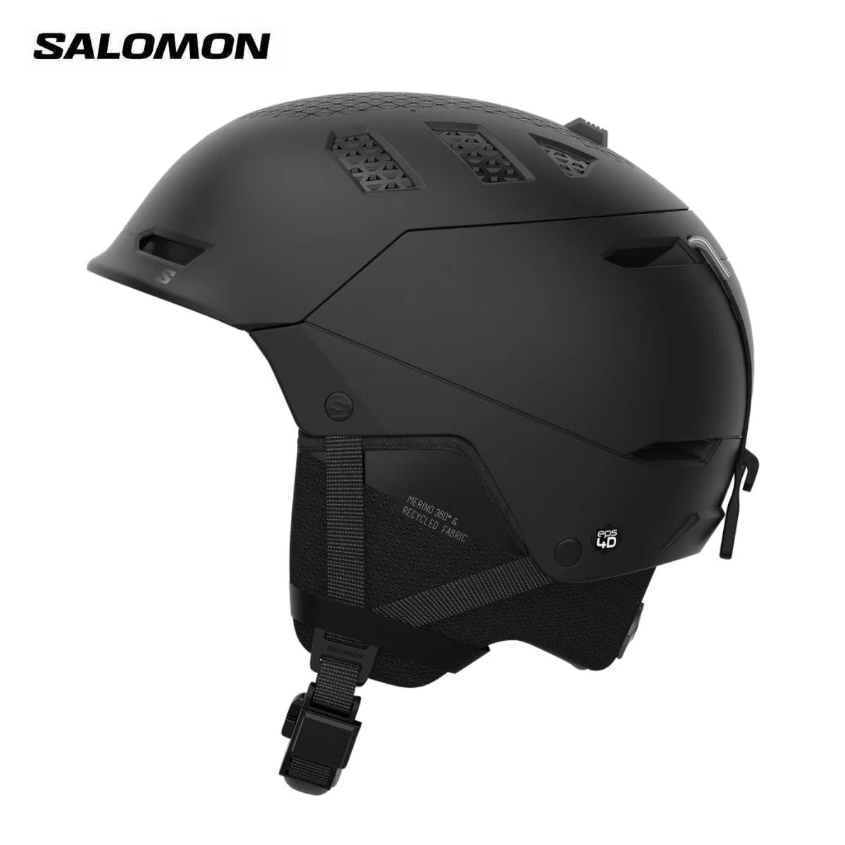 サロモン SALOMON スキーヘルメット■HUSK PRIME / ハスク プライムカラー・Black / L41528500サイズ・S(53-56cm)・M(56-59cm)・L(59-62cm)重量・470gテクノロジー・SMART SAFETY - より優れた衝撃吸収力・EPS4D - より優れた衝撃分散力・Boa(R) - 多方向からの精密なフィット感製品詳細・フィット：楕円形・360°プロテクション・優れたベンチレーション・カスタマイズ可能な卓越したフィット感常に新しい道を探し限界に挑むアウトドア派に最適なヘルメット。トップクラスの安全性とベンチレーション技術を融合したシンプルでシャープなデザインが、山でスタイリッシュな魅力を放ちます。自然の中でアクセルを踏み込んで、究極のプロテクションを実感してください。※メーカー企画書の情報で商品登録を行っております。予告なしに商品名と仕様変更される場合がございます。