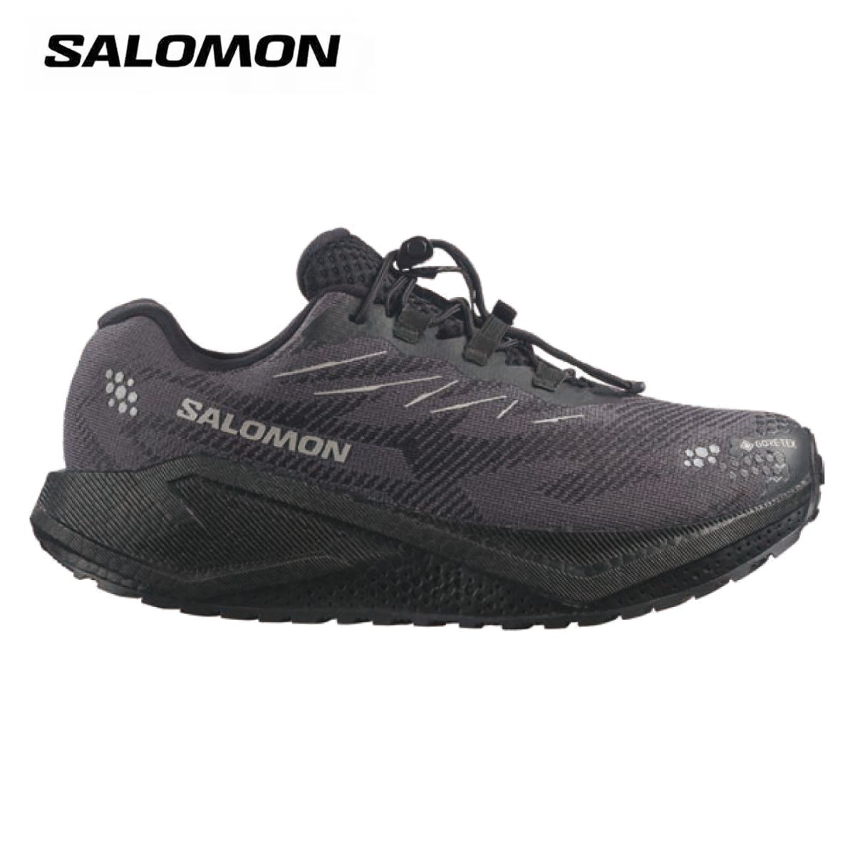 SALOMON サロモン スポーツシューズ ■ L45403700 AERO BLAZE 4 GRVL GTX Wエアロ ブレイズ 4 GRVL GTX Wカラー・BLACK/BLACK/PALOMAサイズ（cm）22 | 22.5 | 23 | 23.5 | 24 | 24.5 | 25 | 25.5製品詳細・重量：WOMEN 236g・アッパー：テキスタイル ・ドロップ：8mm・インソール：テキスタイル ・アウトソール：ラバー・前足部高さ：27mm ・かかと部高さ：35mmファンクション・GORE-TEX・Ortholite・RECYCLED MATERIAL・opti FOAM2※メーカー企画書の情報で商品登録を行っております。予告なしに商品名と仕様変更される場合がございます。