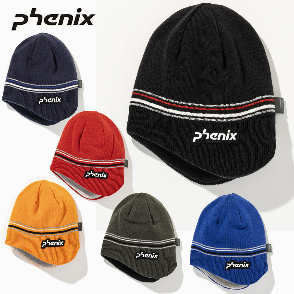 フェニックス Phenix スキーニット帽■ ESB26HW80 Junior Simple Lined Knit Beanie ジュニアシンプルラインドニットビーニー素材・ACRYLIC96％・POLYESTER4％・POLYESTER95%・SPANDEX5％COLOR・BLUE / PH6200・KHAKI/ PH2900・RED/ PH1200・ORANGE/ PH2200・NAVY/ PH6500・BALCK/ PH9900SIZEJFMade in China○裏地(フリース)吸汗/速乾。○ネームラベル。※メーカー企画書の情報で商品登録を行っております。予告なしに商品名と仕様変更される場合がございます。