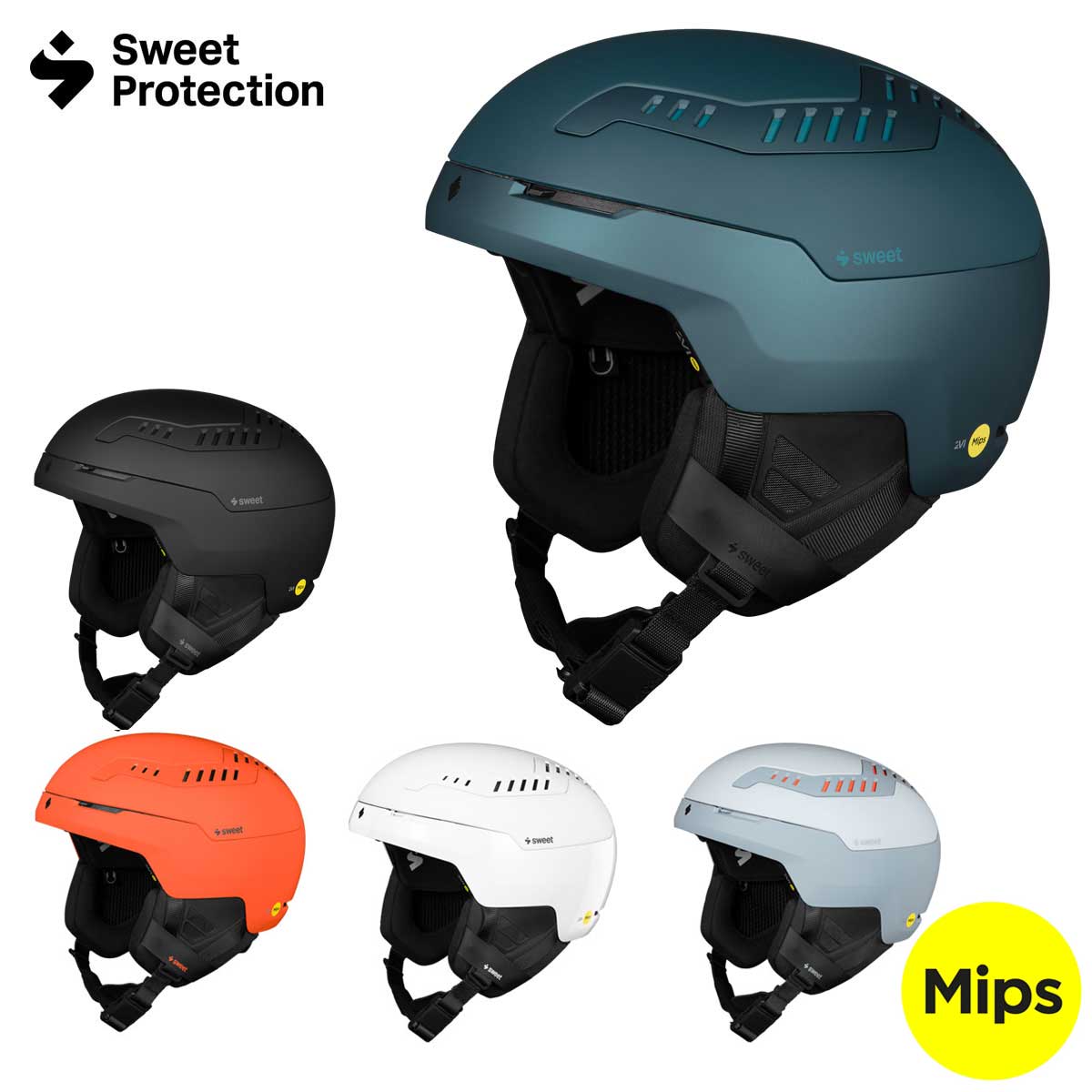 スウィートプロテクション Sweet Protection スキーヘルメット■Switcher 2Vi Mips / スウィッチャー 2Vi ミップスカラー■Deep Teal/DPTEA■Dirt Black/DTBLK■Flame Orange/FLAOR■Gloss White/GSWHT■Platinum Grey/PLAGRサイズ・SM/ML/LXL/XXL・Weight：600 g※メーカー企画書の情報で商品登録を行っております。予告なしに商品名と仕様変更される場合がございます。
