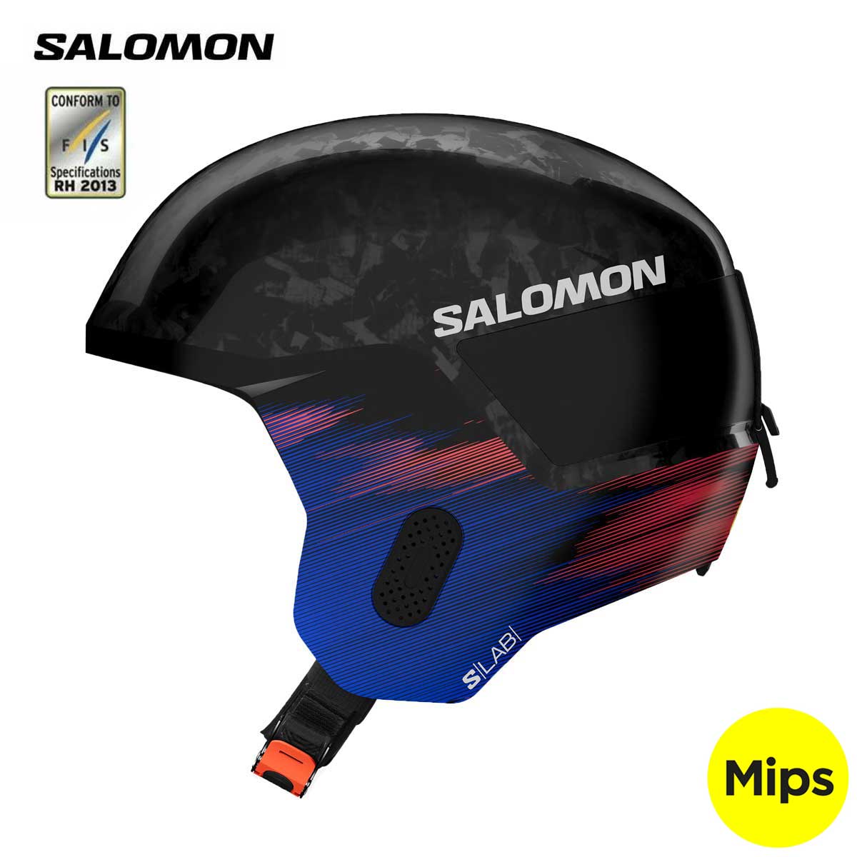 サロモン SALOMON スキーヘルメット■S/LAB EQUIPE FIS MIPS / S/LAB エキペ フィスミップスカラー■Black / Race Blueサイズ・S,M,L・650 g・Shell：Forged Carbo・Safety：Mips Integra Fuse | EPS4D |Smart Safety 360 | Safety Release Earpads・Fit：Custom Dial 360 V | Custom fit pads | Oval fit・Other features：Polartec PowerDry fabrics |FIS certified限界を超えて最速を目指すレーシングエリートのためのハイエンドモデルワールドカップアスリートたちの滑りがフィードバックされたEquipeヘルメットは、妥協なき保護性能、精密さ、そして、最速を求めるレーサーのパフォーマンスをトータルにサポートすることを目標に設計されたモデルです。/最速のパフォーマンを目指して設計された純レーシングモデルとして、一瞬の差が勝負を分けるシーン、より精密でアグレッシブなラインが求められるシーンで、頼れる選択肢となります。※メーカー企画書の情報で商品登録を行っております。予告なしに商品名と仕様変更される場合がございます。