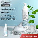 【公式】高い洗浄力で肌しっとりつっぱらないヴィーガン洗顔フォーム SNOW FOX SKINCARE クーリングフォームクレンザー 泡 ハッカ 爽快 オイリー肌 敏感肌 保湿 植物由来成分 スキンケア 肌荒れ スノーフォックス