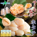 サーモン塩辛 120g 2個 ホタテ 100g 3袋 小分け (サーモン 鮭 塩辛 ギフト さけ サケ いくら 漬け ほたて 貝 魚介 魚介類 おつまみ アレンジ 帆立 ホタテ貝柱 塩辛 父の日 海鮮 ご飯のお供 グルメ 冷凍 数量限定 送料無料 瓶 ギフト 贈り物 プレゼント 北海道 弟子屈町)