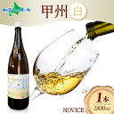 白ワイン NOVICEノヴィス 甲州 1800ml×1本 フルボトル やや辛口 日川中央葡萄酒 山梨県 笛吹市 ワイン 白 御歳暮 お歳暮 ワイン ギフト 誕生日 プレゼント クリスマス ワイン