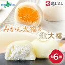 【マラソン10%OFFクーポン!】みかん大福&生大福セット 各1箱 大福 みかん 生大福 和菓子 ギフト デザート スイーツ 大福 ギフト フルーツ大福 冷凍 個包装 御歳暮 お歳暮 ギフト スイーツ お取り寄せスイーツ 北海道産生クリーム使用 亀印製菓 送料無料 北国からの贈り物