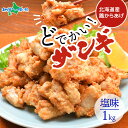 どでかいザンギ 1kg 塩 大粒 唐揚げ 冷凍 山盛り からあげ 鶏肉 とり 鶏 鶏ムネ肉 国産 レンジで簡単 レンチン おかず ザンギ 北海道 ふるさと納税 惣菜 おつまみ お取り寄せグルメ ご当地グルメ 食品 仕送り 食べ物 学生 冷凍 おかず ナカノフーズ 北海道 札幌市