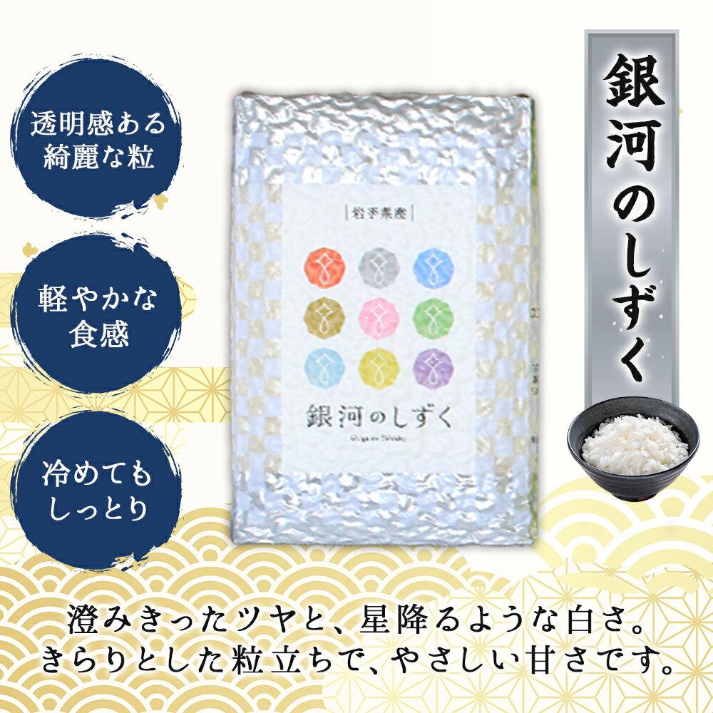 ▼ギフトにオススメ！金銀銅のお米をセットに♪　お歳暮 お米 ギフト 岩手県産 お米食べ比べ 【金銀銅3種セット(米3合×3種)】米 ギフトセット 金色の風 銀河のしずく 江刺区産 ひとめぼれ 出産 結婚 内祝い お返し ギフト プレゼント 御歳暮 お歳暮 米 食べ比べセット お米 備蓄 米 送料無料