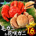 カニ 蟹 毛蟹 花咲ガニ 食べ比べ セット 各800g 専用ハサミ付 かに カニ 毛ガニ 毛がに 毛カニ 丸ごと 脚 花咲蟹 花咲カニ 蟹肉 ボイル 海鮮セット...