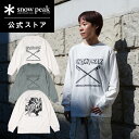 【数量限定】【スノーピーク 公式】snowpeak Solid & Delta Stake Long Sleeve T shirtSP-TS-24AU001 ロンT 長袖Tシャツ ロンティー メンズ レディース ユニセックス アウトドア アウトドアブランド コットン 綿100% 綿100