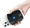 Eyoyo バーコードリーダー ワイヤレス QRコードリーダー バーコードスキャナー スマホバッククリップ式 1次元 2次元 USB 2.4GHz Bluetooth対応 ハンズフリー 手持ち式 1D 2D 図書館 店舗 オフィス 物