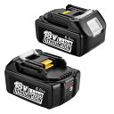 GWELECマキタ 18V バッテリー BL1860B 互換 対応 マキタバッテリー 6Ah 電動工具用 マキタ18Vバッテリー 電池残量表示機能 PSE認証済 2個セット 1億円の製造物責任険付