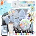 MYmama レジン & ホイップ キッズ 向け レジンスターター セット ラッピング 無料 レシピ 付 プレゼント 誕生日 クリスマス 女の子 男の子 メイキ...