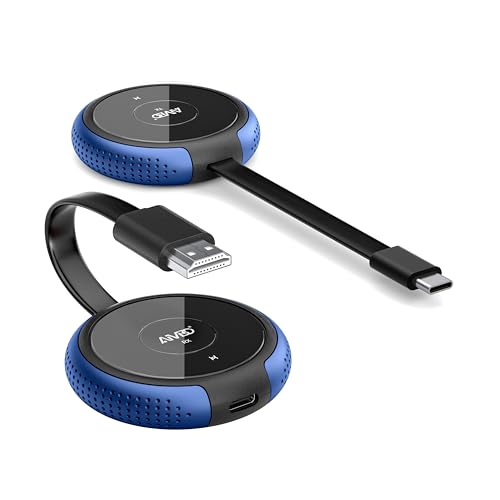 AIMIBO ワイヤレスHDMI USB-C送信機とHDMI受信機セット 2.4/5G 30M安定転送距離 レシーバー トランスミッター Mac-Book、Sur-face、i-Pad、i-Phone 15、TVボックス、カメラ ワイヤレスusb-c to hdmi画面ミラーリ