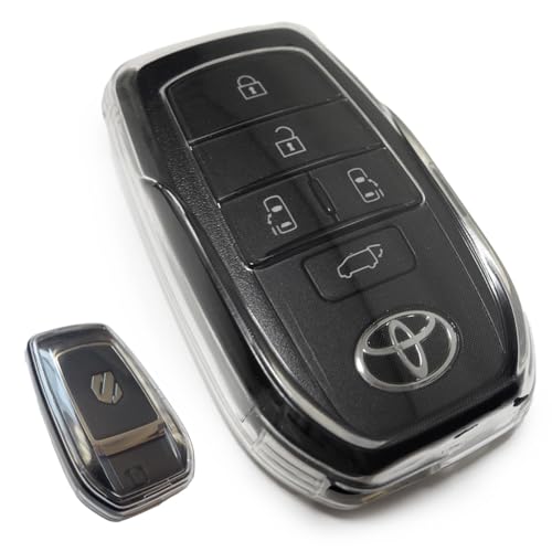 [MKMC] キーケース 車 スマートキー TPU 素材 トヨタ 新型 プリウス アルファード ヴェルファイア ハリアー rav4 クラウン 対応 パーツ