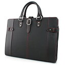 DIABLO ビジネスバッグ KA-2090 牛革 メンズ 鞄 【黒×赤】