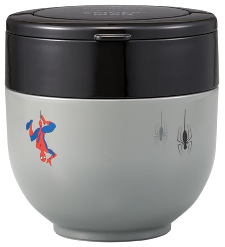 スケーター(Skater) 保温 保冷 丼ぶり ランチジャー 800ml 折りたたみハンドル付 抗菌 スパイダーマン ..