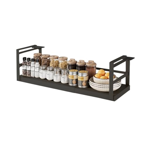 HARUMAKI 吊り下げ棚 伸縮式 吊り下げラック レンジフード収納 吊り戸棚 戸棚下収納ラック 吊戸棚 バス..