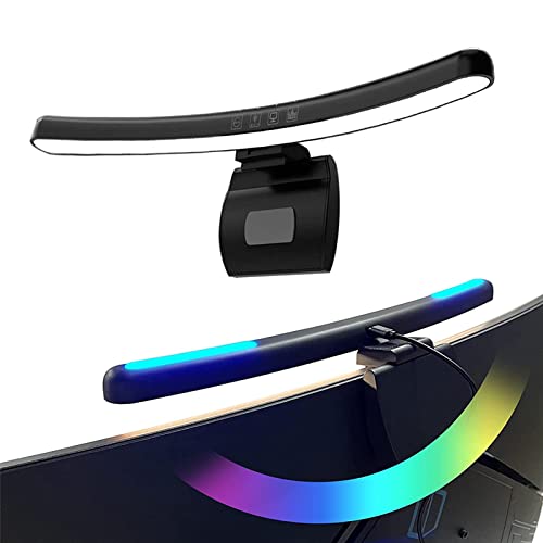 Makilight モニターライト 曲面スクリーンバー LEDデスクライト 40cm RGBバックライト付き USBライト ..