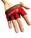 AZLIV FITグローブ トレーニンググローブ フィットネス ジム 筋トレ 懸垂 グローブ 手袋 アズリブ フィットグローブ (レッド, L)
