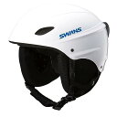 SWANS(スワンズ) スキー スノーボード ヘルメット 大人用 H-451R P1 W ホワイト Lサイズ(58cm-64cm)
