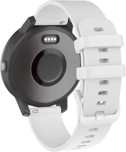 [GUFER] 時計バンド ラバーベルトシリコン 20mm 22mm 交換用ベルト スマートウォッチ 腕時計バンド 替え 柔らかい 防水ベルト ガーミンウォッチアクセサリー用 多色選択 クイックリリース付き (