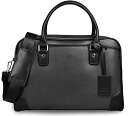ボルチット ビジネスバッグ メンズ 本革 牛革 2way 自立 13.3インチ PC対応 A4 出張 大容量 (01.ブラック)