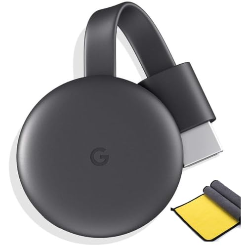 techno life Google Chromecast 第3世代 2K対応 チャコール GA00439-JP マイクロファイバークロスセット