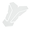 GoodsLand 【 2タイプ 】タンクパッド タンクガード 汎用 バイク タンク ステッカー クリアタイプ GD-TNKGDCR-B