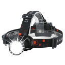 DAI NING ヘッドライト LED 単3電池式 高輝度 1000ルーメン 90度調整可 頭につける 父の日プレゼント ギフト ヘッドランプ 3つモード 防水...