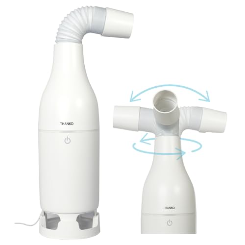 THANKO クーラーファン 扇風機 排熱なし スポットクーラー 小型スリム 家庭用「冷たい風が出るUSBスポットアイスファン」SCLM25SWH