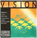 THOMASTIK Vision Titanium solo ヴィジョンチタニウムソロ ヴァイオリン弦 D線 シンセティックコア 4/4 シルヴァーVIT03