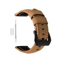 Paneraiパネライ代用ベルト24mm腕時計 革 ベルトデカ厚 48mmケースバンド 腕時計 替えベルト メンズ 工具付き