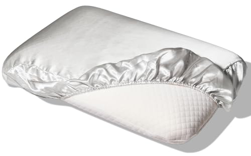 睡眠党 シルク枕カバー シルク100% 枕カバー シルク 母の日 ギフト パールホワイト