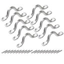Pstyle. パッドアイ アイプレート フック ステンレス 316 金具 PST-056 (6mm-10個セット)