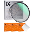 K&F Concept 82mm ブラックミスト1/2フィルター ソフト効果 コントラスト調整用 ソフト描写用フィルター 多層ナノコーティング 航空アルミ材質 薄枠 3枚クリーニングクロス付き (NANO-K シリーズ