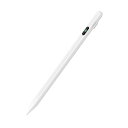 iPad 専用 iPad 2018-2024用ペンシル 15分急速充電 iPadペンシル タッチペン パームリジェクション/高感度/磁気吸着/傾き感知 (iPad専用- デジタルタイプ白)