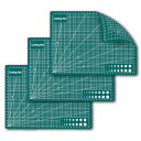 カッターマット 【3枚】 厚さ3mm カッティングマット カッターボード 作業マット (A4【3枚】)