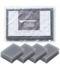 【サンサンスポンジ】スポンジ 4個セット キッチンスポンジ 食器洗い お風呂 レンジ周り 用途いろいろ 驚きの水切れ&泡立ち 丈夫で長持ち 台所用品 キッチン用...