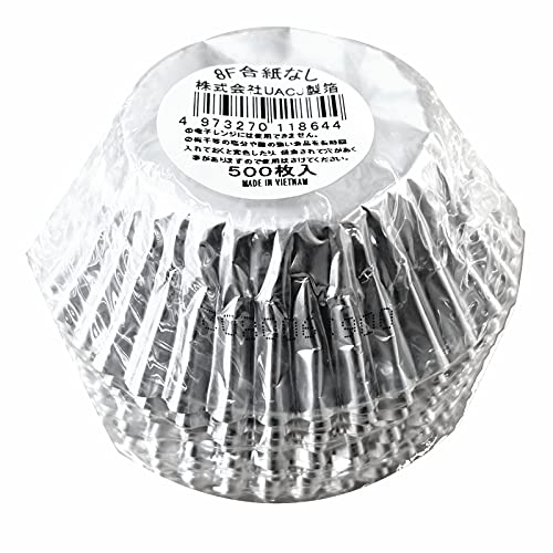 UACJ製箔 おかずケース おかずカップ シルバー 底径5cm×高さ3cm アルミケース 8号 深型 お弁当 お菓子作り 大容量 業務用 500枚入