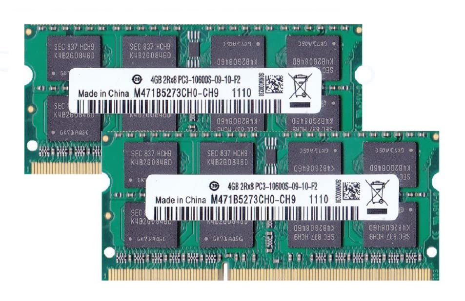 PC3-10600(DDR3-1333) SO-DIMM 4GB×2枚組 1.5V 204pin メモリンゴブランドノートPC用メモリ mac&windows対応