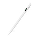 全機種対応 デジタル表示 マグネット内蔵 タッチペン スタイラスペン超高精度 極細 apple pencil互換 ペン尻タッチによるON/OFF ペアリング不要 磁気吸着対応 軽量 耐久 iPad/iPhone/Android/スマホ/タ
