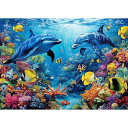 MISITU ジグソーパズル 1000ピース パズル 風景 絵画 海 海洋 深海 イルカ 魚 珊瑚 プレゼント 贈り物 誕生日 記念日 祝い クリスマス おしゃ...