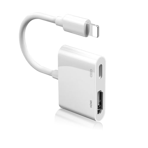 sovvilu【2024年 MFi認証】 iphone/iPad HDMI変換ケーブル 1080P ゲーム遅延なし 設定不要 iPhone15/14/13/12/11/X/8 など対応 TV映像転送 ライトニング HDMIアダプター