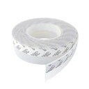 lifepower 隙間テープ すき間風防止 防風 密封 騒音抑制 ドア下部シール 2.5cm×3m 透明シリコン 粘着テープ付き 冷暖房効率UP 防音 気密 断熱 防虫 ホコリ 花粉浸入防止