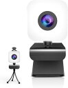 OVIFM ウェブカメラ HD1080P 200万画素 マイク内蔵 パソコンカメラ skype会議用 PCカメラ 96°広角 4層光学レンズ 省スペース 折り畳み式 USB給電 360°調整 三脚取付可能 Windows10/8/7 Mac OS X, Youtube, Skype,